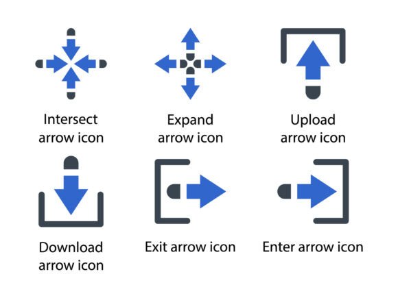 Arrows Icon Set 3: A Versatile Tool for Streamlined Design Workflows