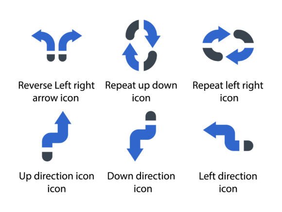 Arrows Icon Set 6: A Versatile Tool for Designers and Developers
