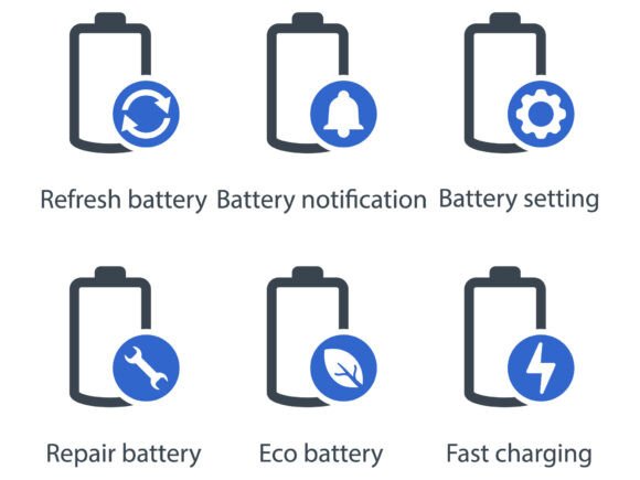 Battery Icon Set 3
