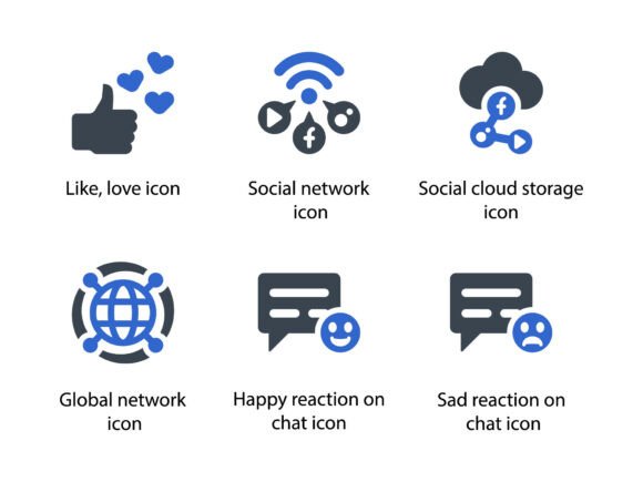 Being Social Icon Set 2: A Versatile Design Asset for Modern Projects