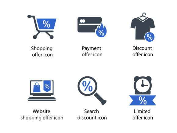 Black Friday Icon Set 3: A Versatile Design Resource for Modern Projects