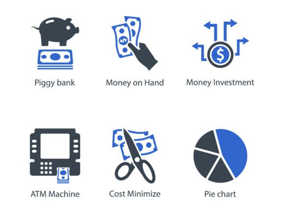 Business Finance Icon Set 4: Strategic Design for Better Decision-Making