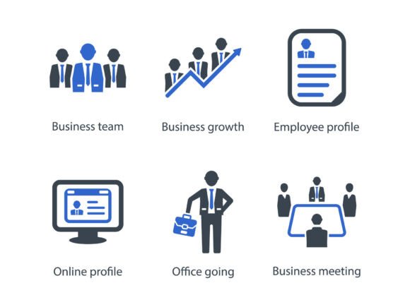 Business Management Icon Set 12