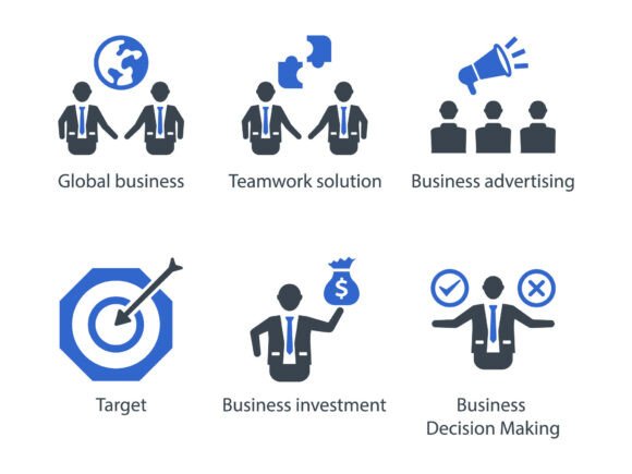 Business Office Icon Set 2: A Versatile Resource for Modern Design Projects