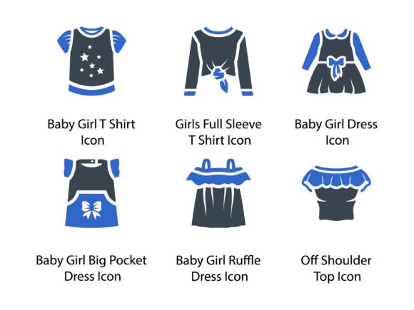 Clothes Fashion Icon Set 7: A Versatile Tool for Modern Designers