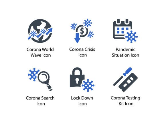 Corona Virus Icon Set 5: Strategic Design for Modern Communication