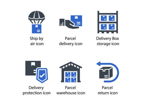 Delivery Logistics Icon Set 2: Essential Design Tools
