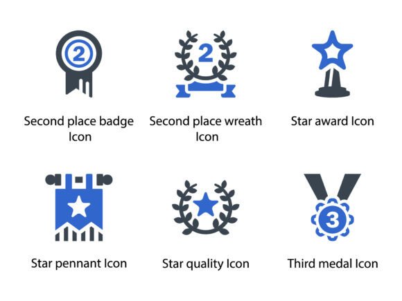 Enhance Your Design Projects with the Awards Icon Set 7
