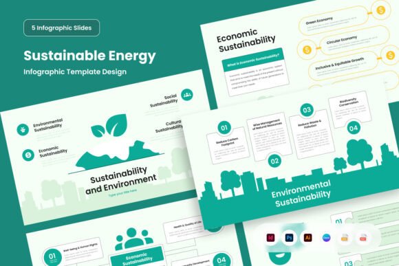 Modern Energy Infographic: A Visual Guide to Renewable Energy Data