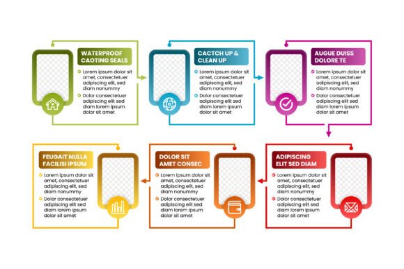 Timeline Infographic Six Photo