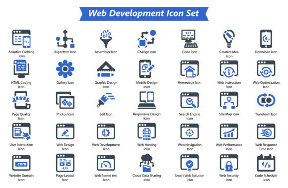 Web Development Icon Set: A Must-Have for Modern Designers